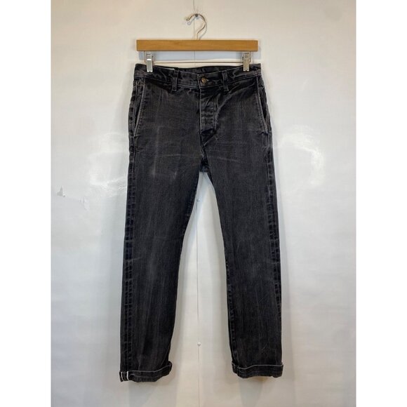 Imogene + Willie Men's Black Faded Distressed Slim Leg Oscar Jean Size 29 - Picture 1 of 12